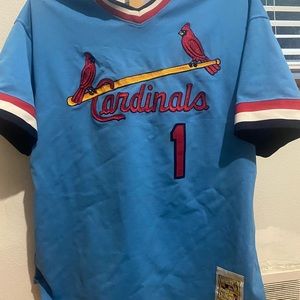 #1 Ozzie smith jersey Mitchell and ness xl 1982 light blue
